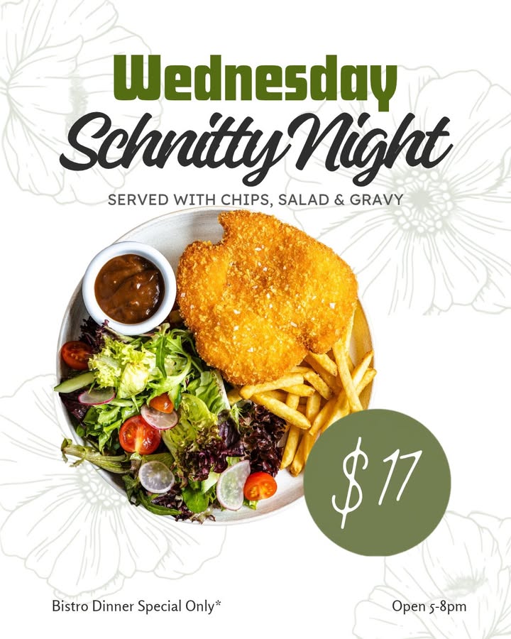 Featured image for “Chicken Schnitty Night Every Wednesday at Club Manning Point”