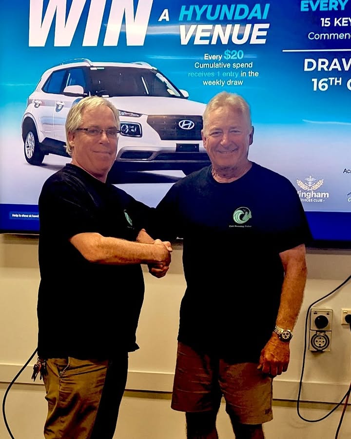 Featured image for “Neil Stones Wins Week 12 Car Draw at Club Manning Point”